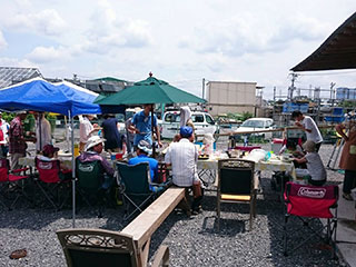 いつも晴天です！沢山参加されます
